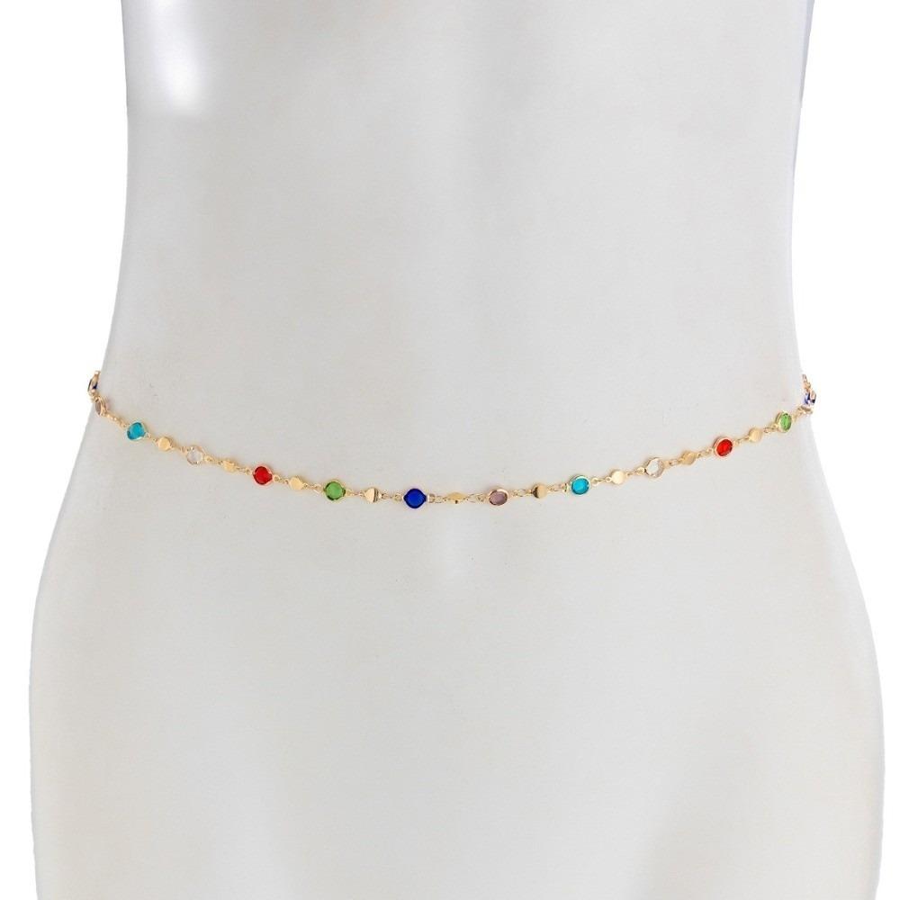 Sexy Elegant Belly Chain Colorful Crystal Waist Chain adjustable Bikini Belt for Women
Sexy Elegant Belly Chain Colorful Crystal Waist Chain adjustable Bikini Belt for Women