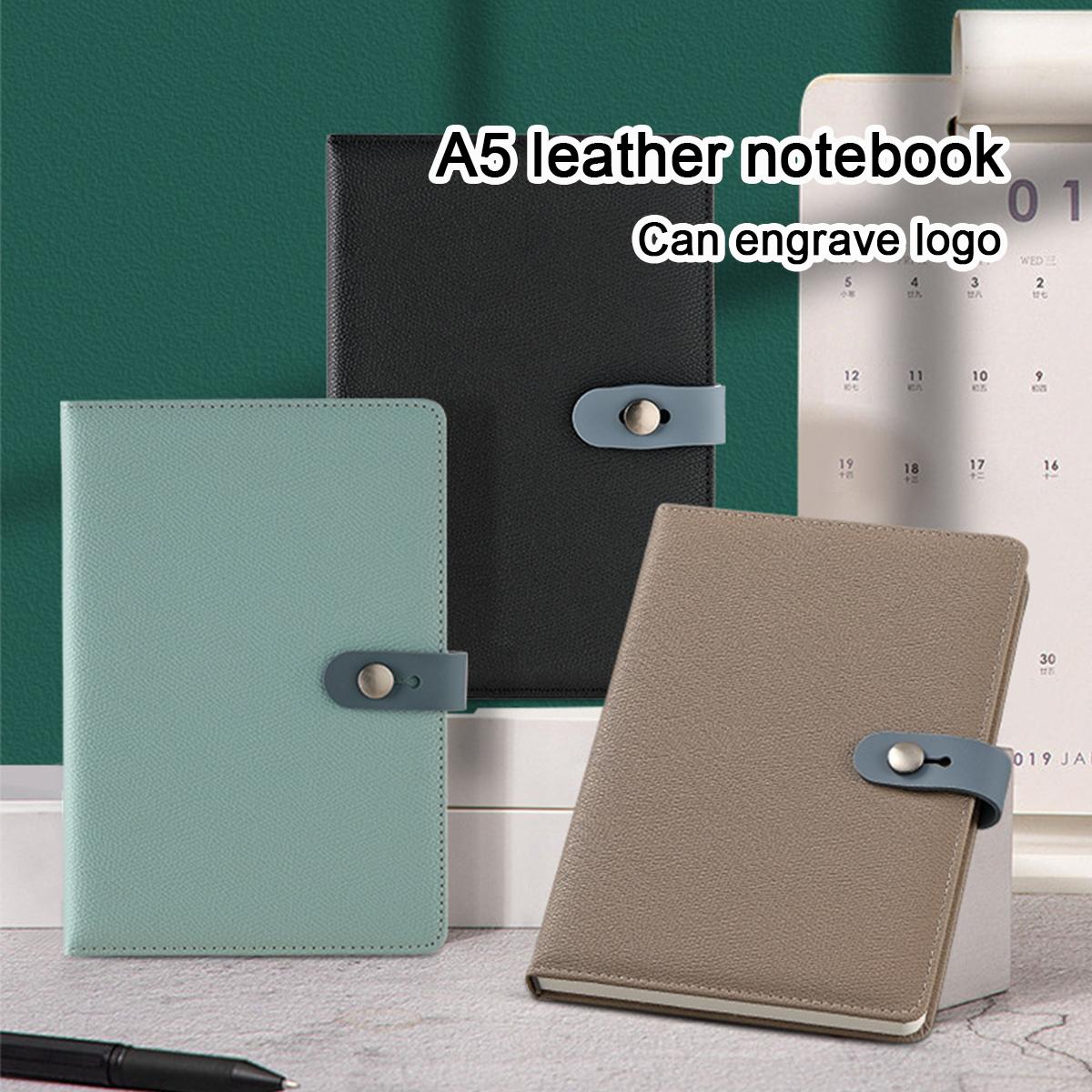 A5 Thickened Leather Student Subject Notebook, Buckle Office Notepad, Business Meeting Record Book, Travel Log, Diary, 100 sheets 200 pages A5
A5 Thickened Leather Student Subject Notebook, Buckle Office Notepad, Business Meeting Record Book, Travel Log, Diary, 100 sheets 200 pages A5