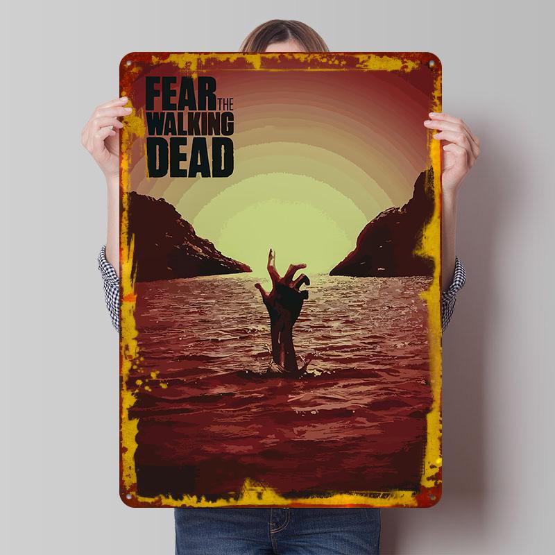 Fear the Walking Dead Art Printed Poster Customized Wall Art Retro Vintage Metal Tin Signs for Bedroom Decoration Room Decor Men 7.9x11.8In(20x30cm)
Fear the Walking Dead Art Printed Poster Customized Wall Art Retro Vintage Metal Tin Signs for Bedroom Decoration Room Decor Men 7.9x11.8In(20x30cm)