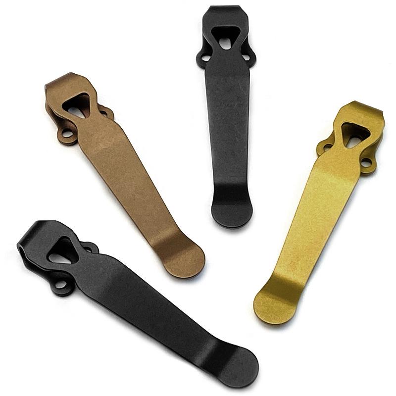 1pc Titanium Pocket Knife Back Clip For Griptillian Bugout 535 940 551 CQC ZT Deep Carry Titanium Clip Tolerance 0640 0920 Clamps рожевий колір золота
1pc Titanium Pocket Knife Back Clip For Griptillian Bugout 535 940 551 CQC ZT Deep Carry Titanium Clip Tolerance 0640 0920 Clamps рожевий колір золота