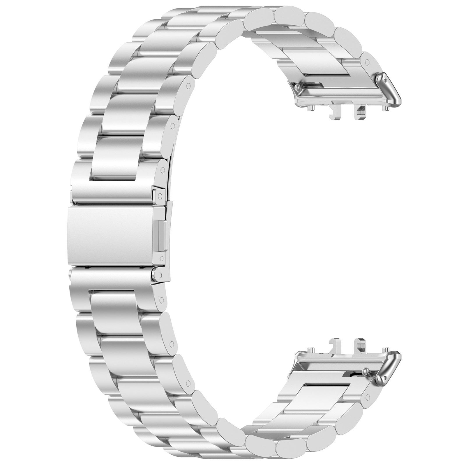 For Samsung Galaxy Fit3 SM-R390 Replacement Strap Classic 3-Bead Stainless Steel Watch Band Silver
For Samsung Galaxy Fit3 SM-R390 Replacement Strap Classic 3-Bead Stainless Steel Watch Band Silver