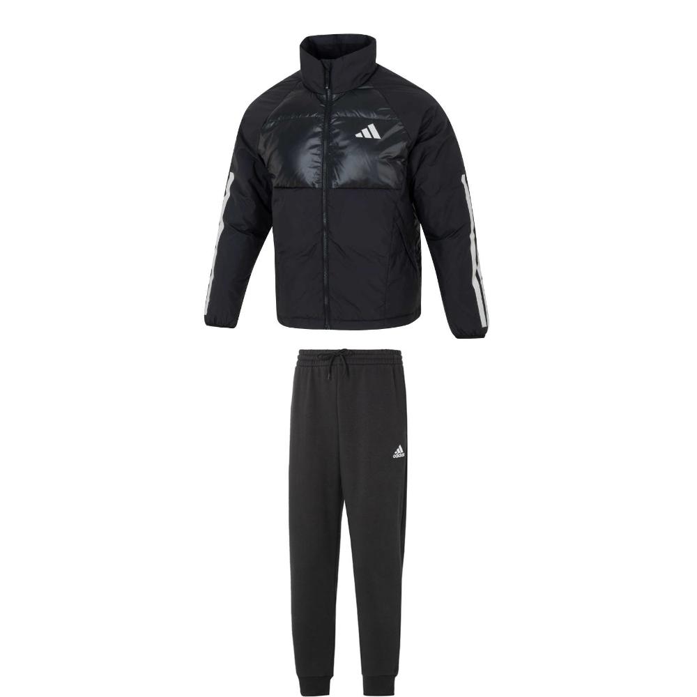 Adidas Color Block Stand Collar Zipper Striped Top And Drawstring Fleece Pants Casual Sports Set Men sets Black JG5923+IB4023 2XL
Adidas Color Block Stand Collar Zipper Striped Top And Drawstring Fleece Pants Casual Sports Set Men sets Black JG5923+IB4023 2XL
