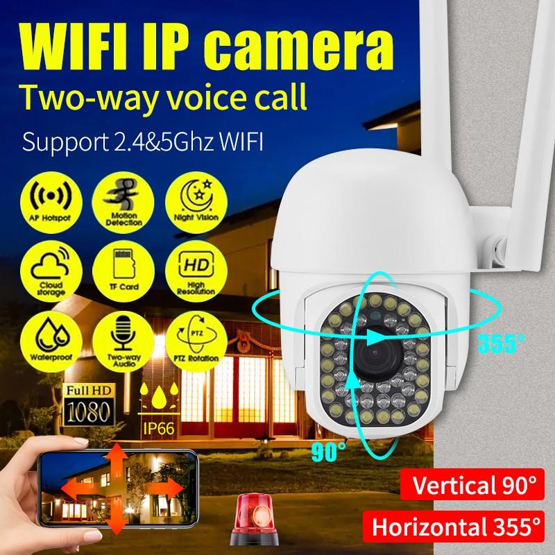 43 светодиода Full HD 1080P камера 5 ГГц WIFI PTZ Водонепроницаемая уличная IP-камера наблюдения CCTV ИК-ночное видение Обнаружение движения Двусторонняя аудиокамера
43 светодиода Full HD 1080P камера 5 ГГц WIFI PTZ Водонепроницаемая уличная IP-камера наблюдения CCTV ИК-ночное видение Обнаружение движения Двусторонняя аудиокамера