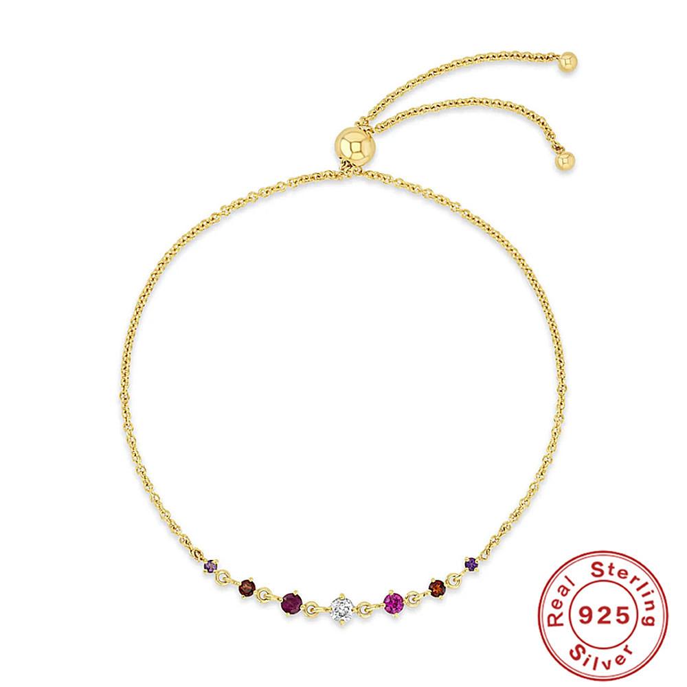 Fashion S925 Sterling Silver Round Colored Diamond Geometric Luxury Beautiful Bracelet Bracelet Bracelet 925 Silver
Fashion S925 Sterling Silver Round Colored Diamond Geometric Luxury Beautiful Bracelet Bracelet Bracelet 925 Silver