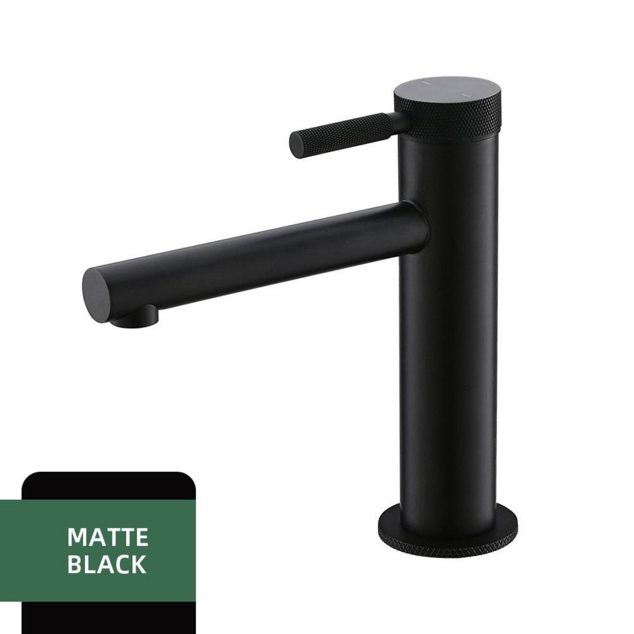 Матовый розово-золотой рифленый смеситель для раковины, смеситель холодной и горячей воды, смеситель для ванной комнаты, монтаж на столешницу, матовое золото/оружейный серый/хром/черный/белый и т. д.