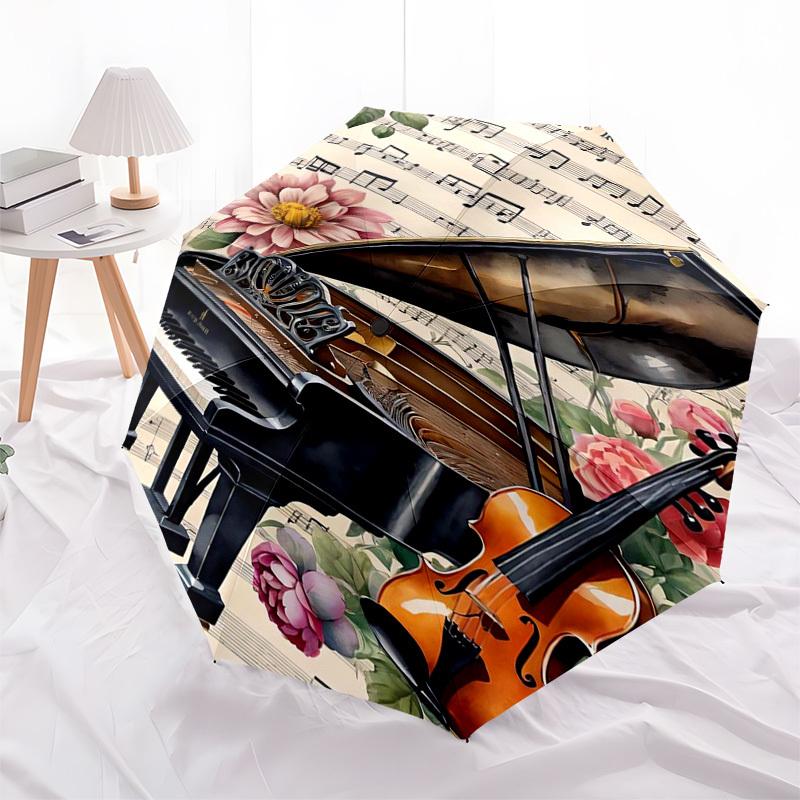 1pc Musical Instruments and Sheet Music Umbrella with Plastic Handle,Suitable for All Seasons Home Travel Outdoor Umbrellaptys31039
1pc Musical Instruments and Sheet Music Umbrella with Plastic Handle,Suitable for All Seasons Home Travel Outdoor Umbrellaptys31039