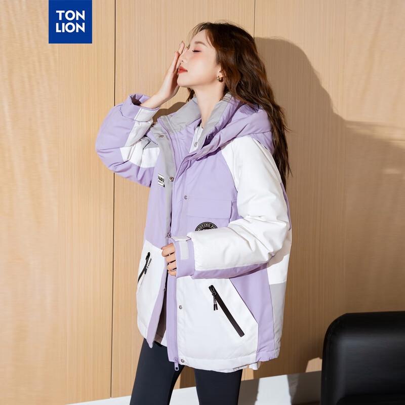 TonLion Women s 2024 Patchwork Workwear Hooded Down Jacket S
TonLion Women s 2024 Patchwork Workwear Hooded Down Jacket S