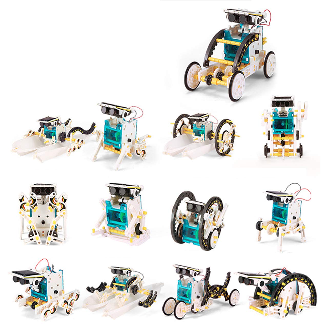 HAMILO Solar Robot Toy, Solar Powered, DIY Assembled Plastic Model for Kids
HAMILO Solar Robot Toy, Solar Powered, DIY Assembled Plastic Model for Kids