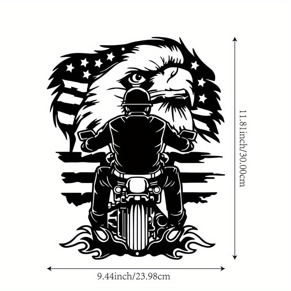 American Eagle Motorcycle Metal Wall Art Sculpture Iron Home Garden Decor
American Eagle Motorcycle Metal Wall Art Sculpture Iron Home Garden Decor
