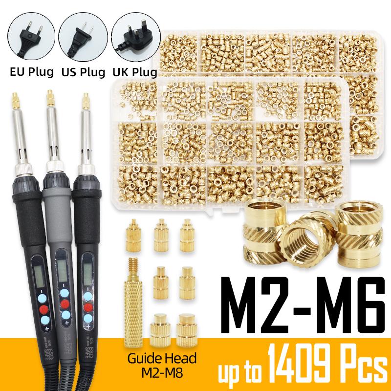 Brass Hot Melt Insert Knurled Nut Implant Machine Copper Nut Thermal Conduction Implant Heat Insertion Tool 3D printer Plastic
Brass Hot Melt Insert Knurled Nut Implant Machine Copper Nut Thermal Conduction Implant Heat Insertion Tool 3D printer Plastic