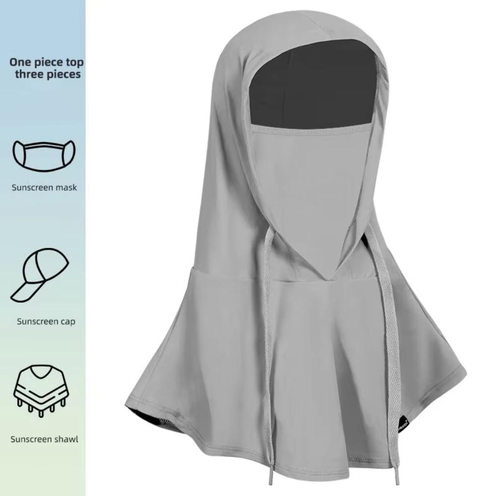 UV Protection Cycling Face Guard Comfortable Sunshade Hat Outdoor Sun Hood Men Women сірий
UV Protection Cycling Face Guard Comfortable Sunshade Hat Outdoor Sun Hood Men Women сірий