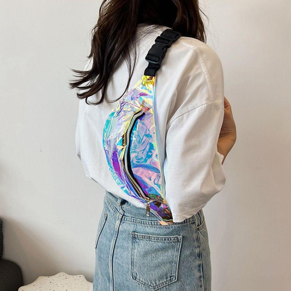 Zipper PVC Chest Bag Waterproof Laser Crossbody Bag Fashion Transparent Waist Bag Party різнокольоровий
Zipper PVC Chest Bag Waterproof Laser Crossbody Bag Fashion Transparent Waist Bag Party різнокольоровий