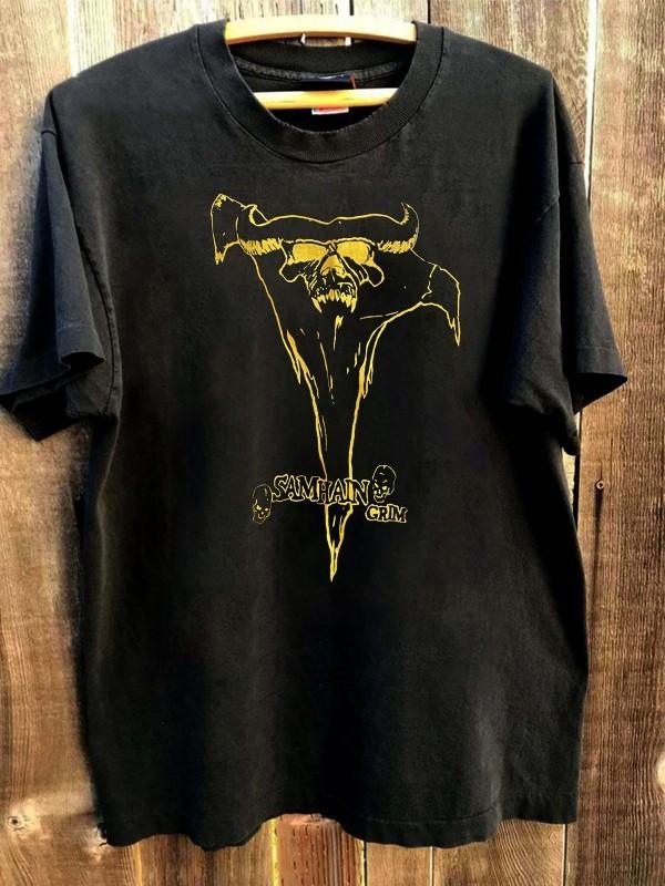 Samhain Grim 90s Retro style Black T shirt Unisex tee Heavy Cotton NH27370 Unisex T-Shirt S
Samhain Grim 90s Retro style Black T shirt Unisex tee Heavy Cotton NH27370 Unisex T-Shirt S