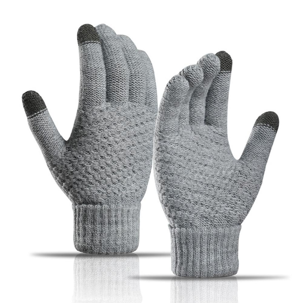 Touch Screen Winter Knitted Gloves Stretch Knit Outdoor Gloves Winter Mittens Cycling Driving Use сірий
Touch Screen Winter Knitted Gloves Stretch Knit Outdoor Gloves Winter Mittens Cycling Driving Use сірий