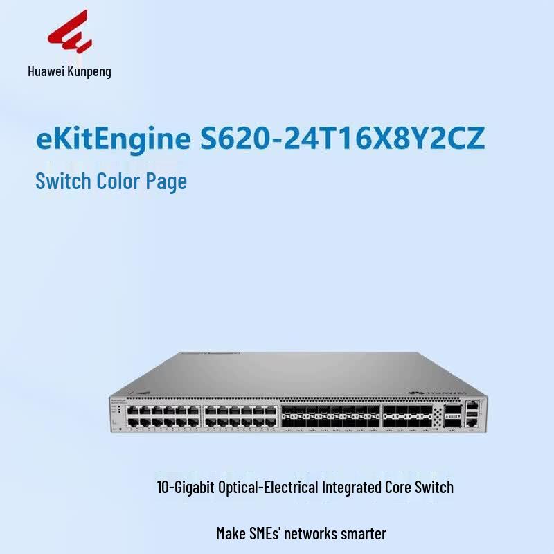 Huawei S620-24T16X8Y2CZ Layer 3 Managed Network Switch
Huawei S620-24T16X8Y2CZ Layer 3 Managed Network Switch
