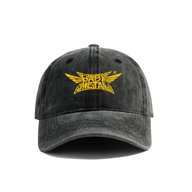 Baby Metal Baseball Cap Summer Distressed Dad Hats Unisex Outdoor Adjustable Cotton Babymetal Caps MZ-428
Baby Metal Baseball Cap Summer Distressed Dad Hats Unisex Outdoor Adjustable Cotton Babymetal Caps MZ-428