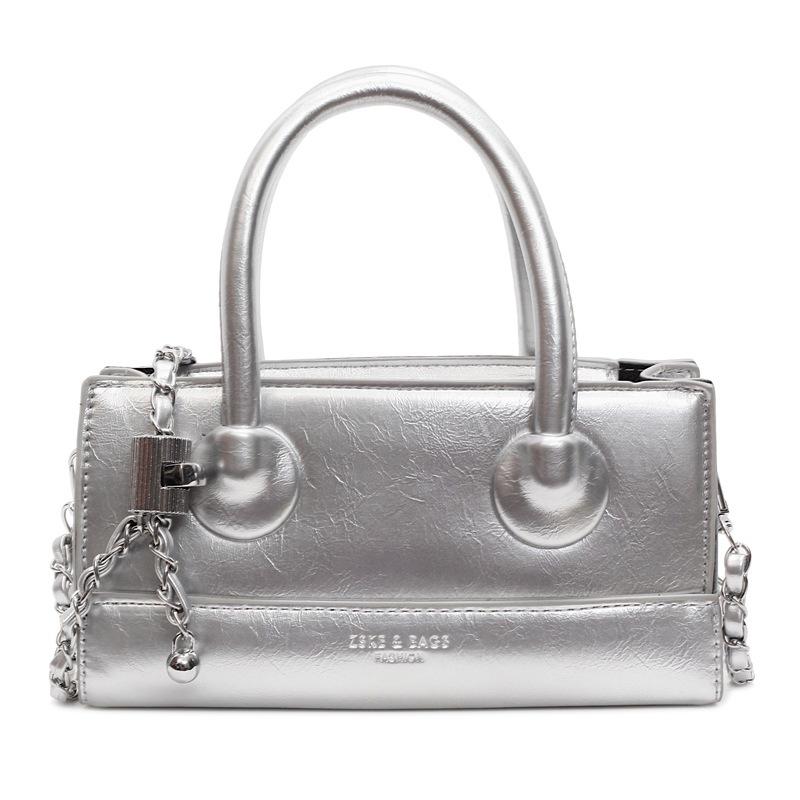 2026 Trendy Fashi High-End Exquisite Rectangle Handbag Versatile Commuter Casual Niche Chain Crossbody Bag срібний
2026 Trendy Fashi High-End Exquisite Rectangle Handbag Versatile Commuter Casual Niche Chain Crossbody Bag срібний