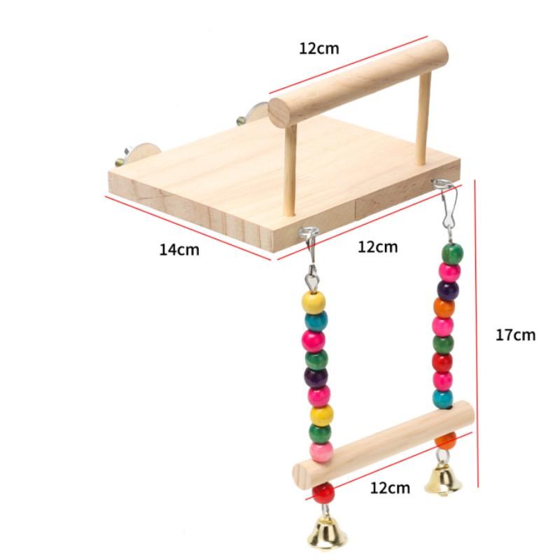 Parrot Toys New Swing Toy Wooden Bird Perch Stand Playstand With Chewing Beads Playground for Budgie Birds Accessories for Cage
Parrot Toys New Swing Toy Wooden Bird Perch Stand Playstand With Chewing Beads Playground for Budgie Birds Accessories for Cage