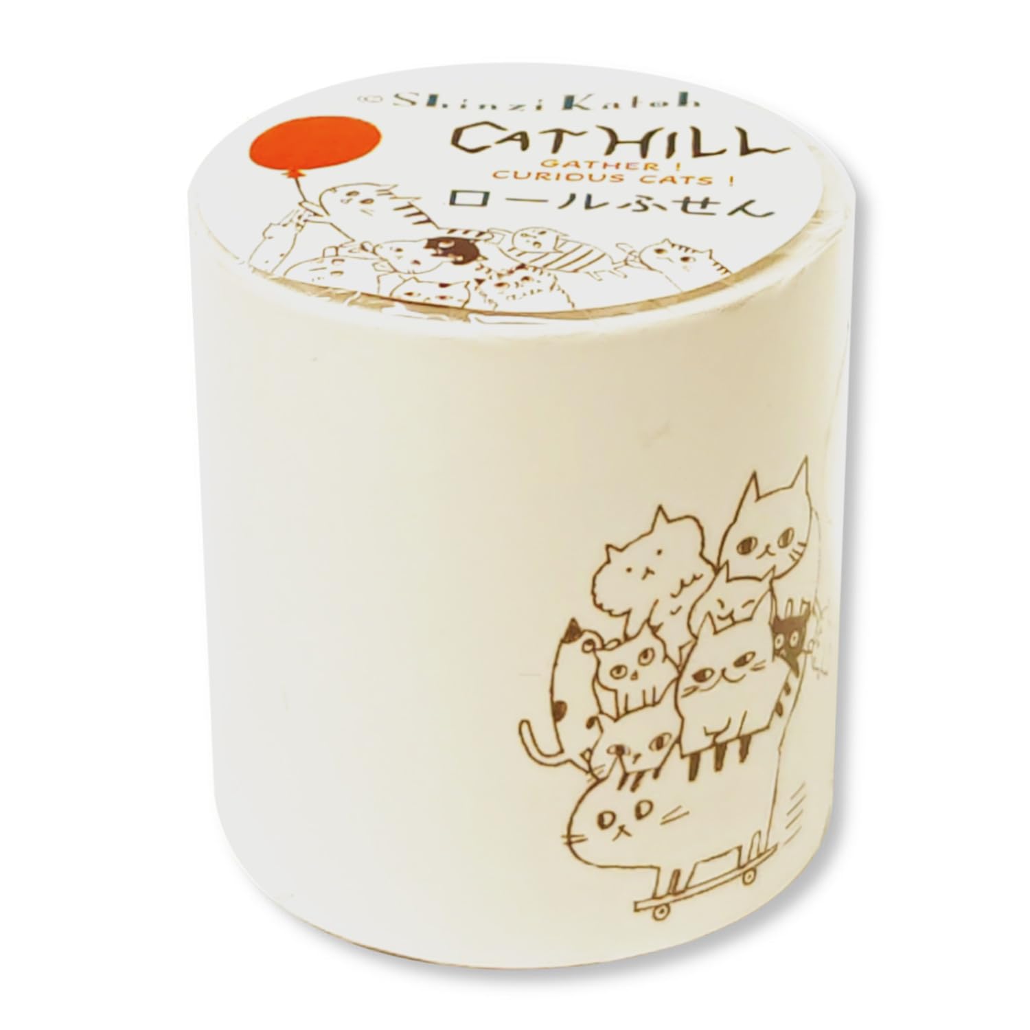 Shinzi Katoh Cat Hill Sticky Made in 6 45 x 80 Seal-do Notes, Japan, Roll, Designs, 60mm, Sheets, ks-rf-10018
Shinzi Katoh Cat Hill Sticky Made in 6 45 x 80 Seal-do Notes, Japan, Roll, Designs, 60mm, Sheets, ks-rf-10018