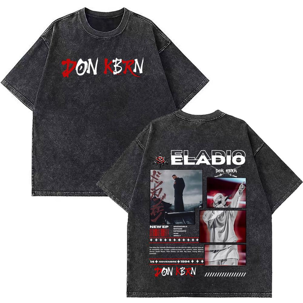 Eladio Carrion DON KBRN Album Graphic Tshirts Unisex Fashion Hip Hop Tshirt Casual Cotton Short Sleeve Washed Vintage Tshirt S
Eladio Carrion DON KBRN Album Graphic Tshirts Unisex Fashion Hip Hop Tshirt Casual Cotton Short Sleeve Washed Vintage Tshirt S