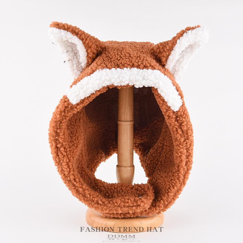 Корейская версия шапки из овечьей шерсти женская зимняя теплая шапка-мешок на голову мужская шапка с лисьими ушками и железным кольцом, персонализированная шапка с ушками average size (56-58cm)
Корейская версия шапки из овечьей шерсти женская зимняя теплая шапка-мешок на голову мужская шапка с лисьими ушками и железным кольцом, персонализированная шапка с ушками average size (56-58cm)