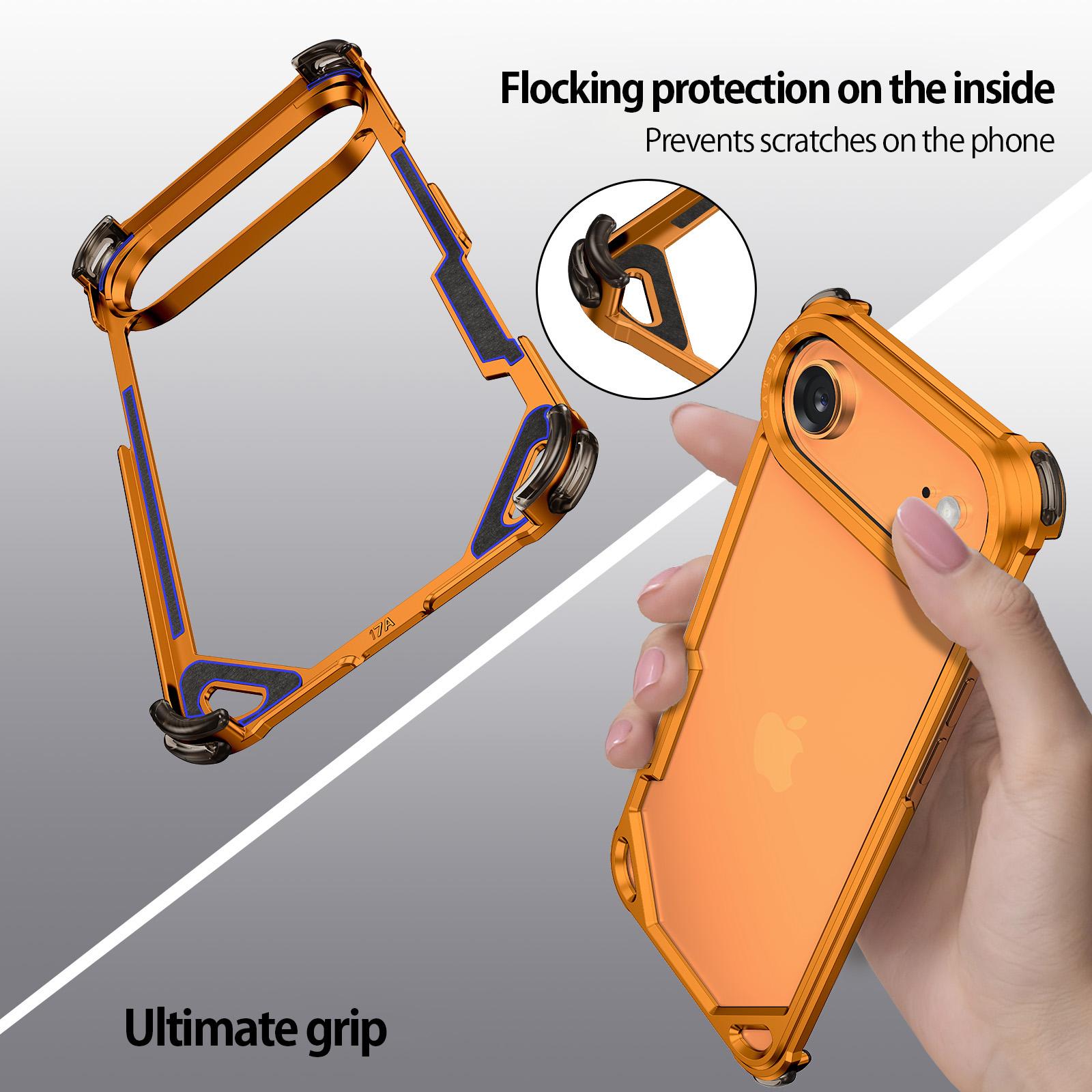 Eary Frameless Case for iPhone Air for Magsafe Ultra-thin Metal Shockproof Drop Protection Phone Cover Aluminum Minimalist Shell iPhone Air помаранчевий
Eary Frameless Case for iPhone Air for Magsafe Ultra-thin Metal Shockproof Drop Protection Phone Cover Aluminum Minimalist Shell iPhone Air помаранчевий