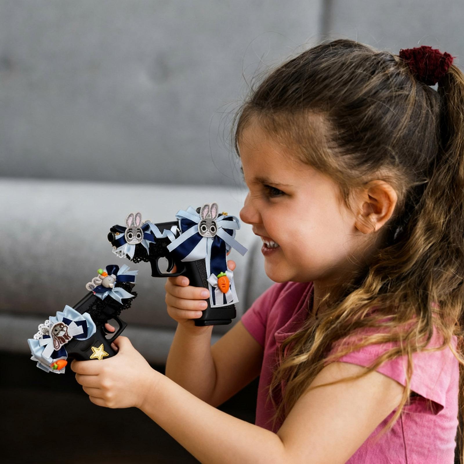 Милые игрушечные пистолеты — отличный выбор для праздничного подарка One Size чёрный
Милые игрушечные пистолеты — отличный выбор для праздничного подарка One Size чёрный