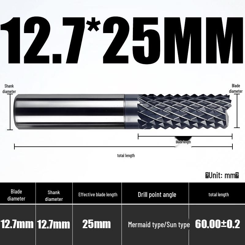 Aokewen Tungsten Steel Corn End Mill
Aokewen Tungsten Steel Corn End Mill