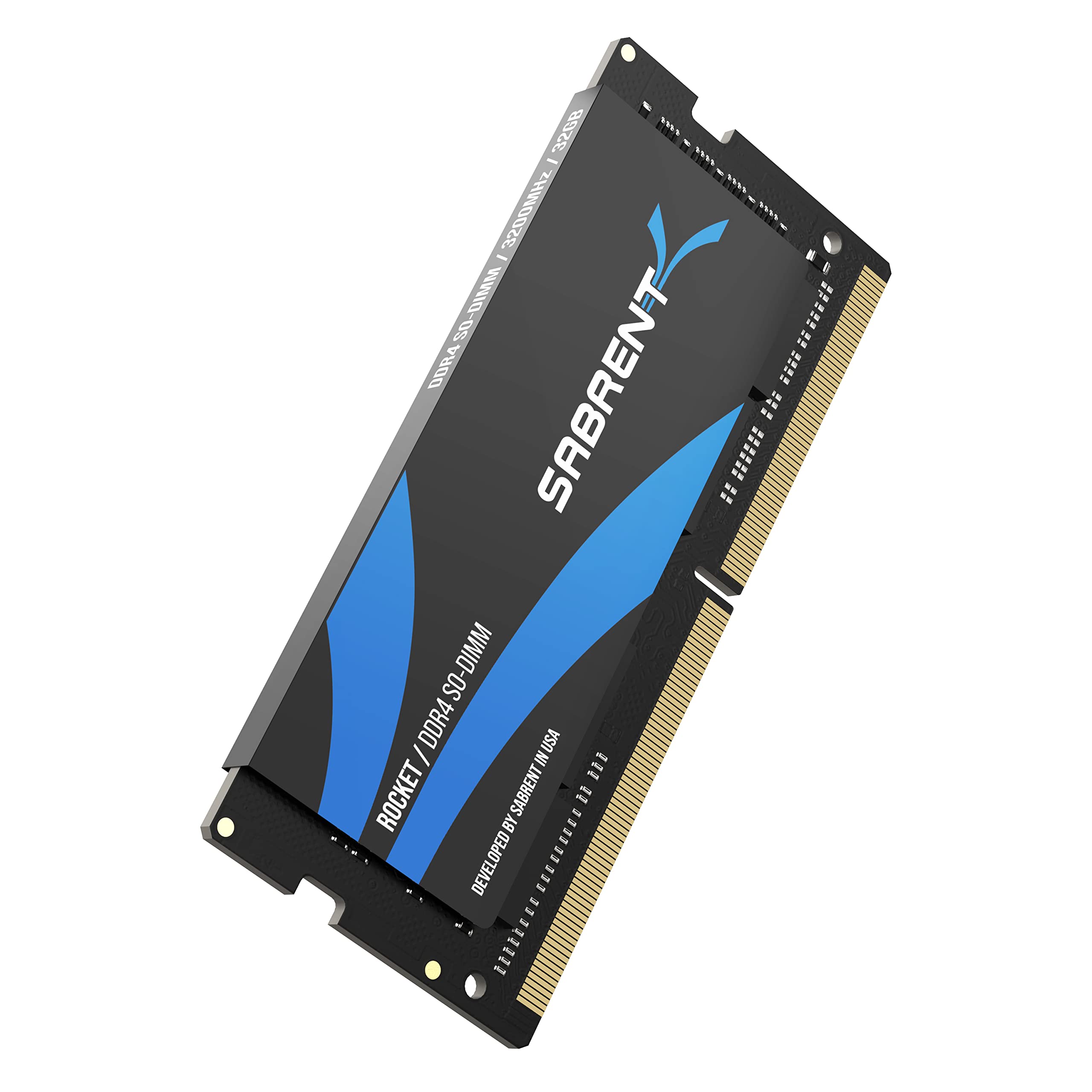 SABRENT Rocket 32GB DDR4 3200MHz Memory Module for Mini PCs SO-DIMM Laptops, Ultrabooks, (SB-DDR32) синій
SABRENT Rocket 32GB DDR4 3200MHz Memory Module for Mini PCs SO-DIMM Laptops, Ultrabooks, (SB-DDR32) синій