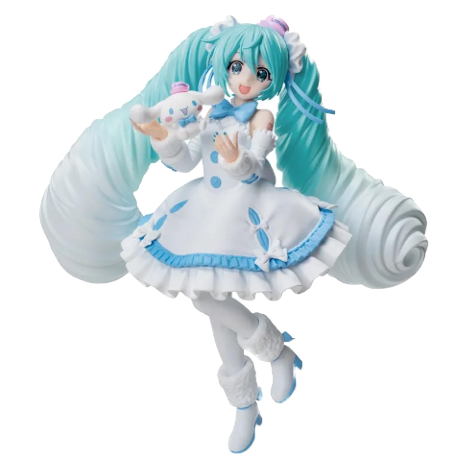 Hatsune Miku Series Luminasta Hatsune Miku x Cinnamo Roll White Dress Figure 13 x 19cm 1 type in total Ver. Approx.
Hatsune Miku Series Luminasta Hatsune Miku x Cinnamo Roll White Dress Figure 13 x 19cm 1 type in total Ver. Approx.