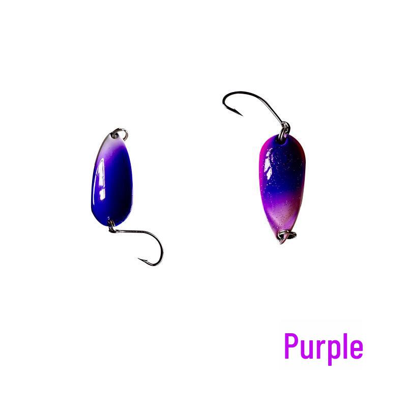 Голографическая бионическая металлическая приманка «Цикада» с блестками — микрогруз, белая полоса, полнослойная рыболовная приманка 3.5g (Regular Hook)