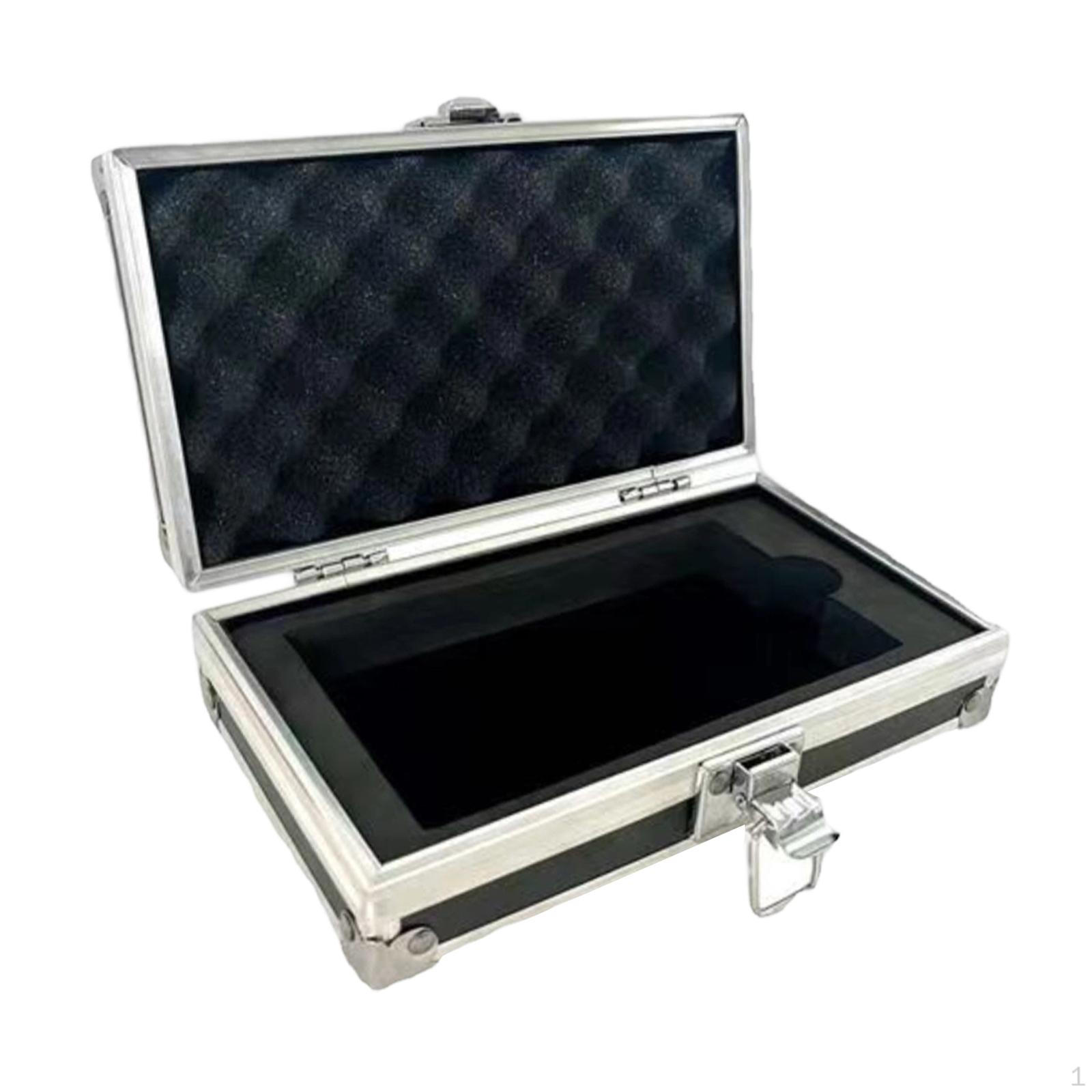 Aluminum Alloy Card Display Case, Professional Collector s Box, Practical Storage Protects 14cmx7.5cm
Aluminum Alloy Card Display Case, Professional Collector s Box, Practical Storage Protects 14cmx7.5cm