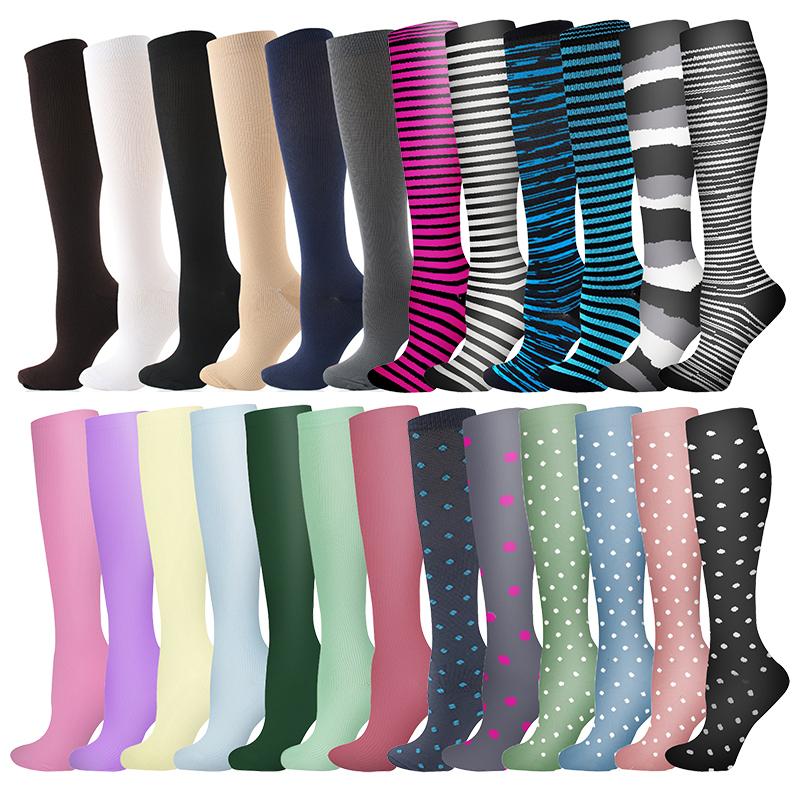 Compression Socks Small Dots Stripe Candy Color Varicose Vein Nurse Sports Running Calf Pressure Stockings Protect Feet Support L XL
Compression Socks Small Dots Stripe Candy Color Varicose Vein Nurse Sports Running Calf Pressure Stockings Protect Feet Support L XL