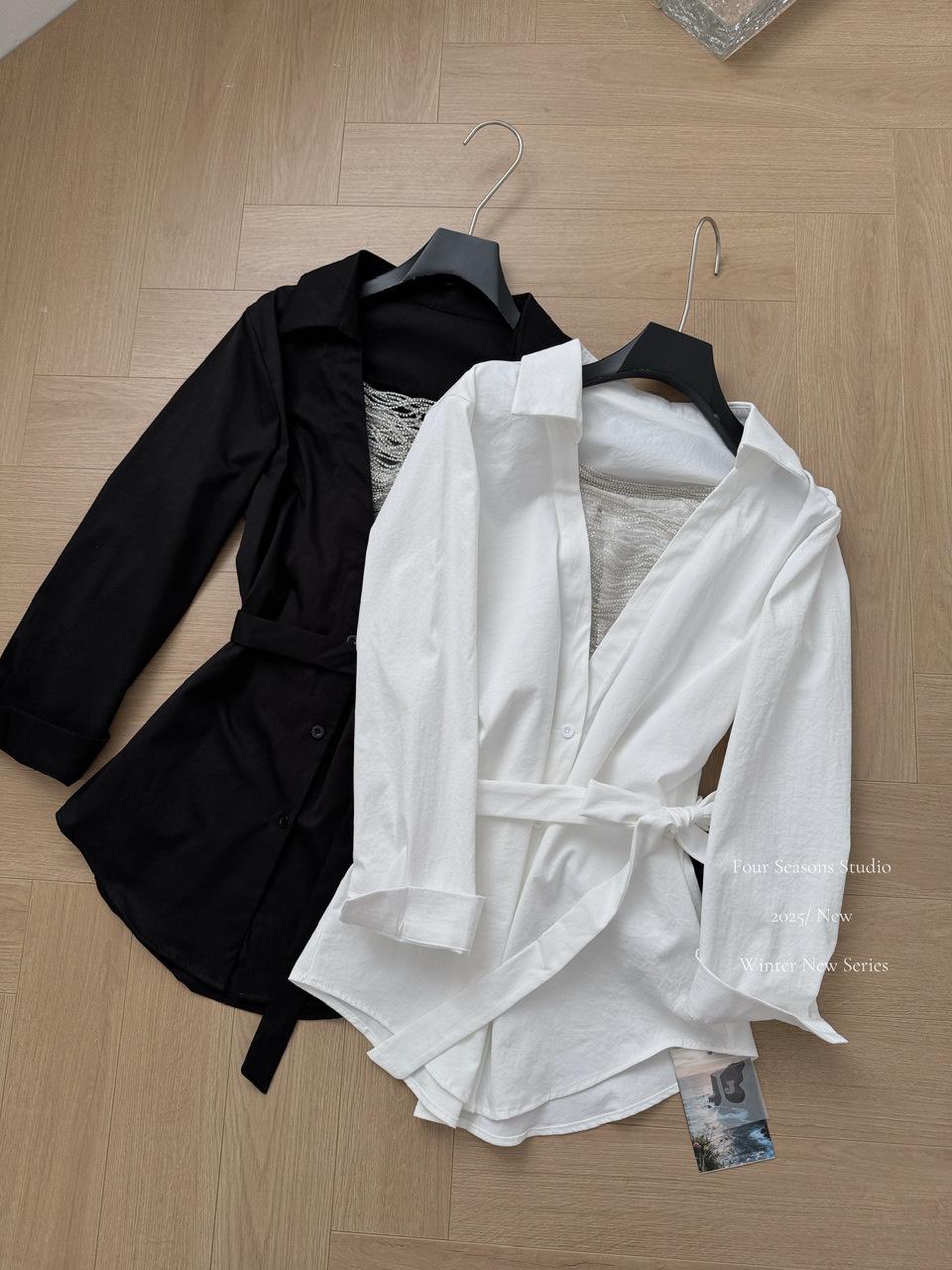 French-Inspired Spring Slim Tie-Up Deep V-Neck Fringe Long-Sleeve Blouse One Size чорний
French-Inspired Spring Slim Tie-Up Deep V-Neck Fringe Long-Sleeve Blouse One Size чорний