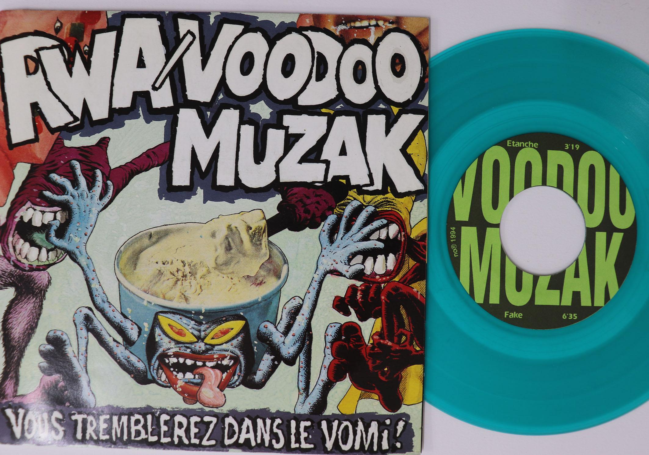 7inch Record RWA VOODOO MUZAK Vous Tremblerez Dans Le Vomi AMEP08 AMANITA 1994 USA Euro Rock Used
7inch Record RWA VOODOO MUZAK Vous Tremblerez Dans Le Vomi AMEP08 AMANITA 1994 USA Euro Rock Used