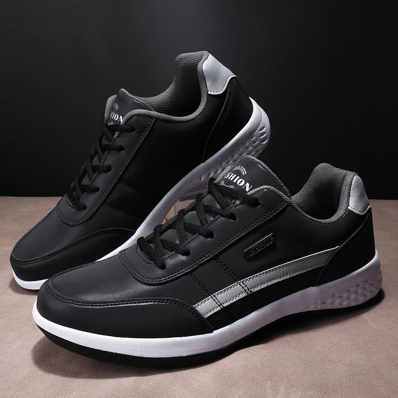 Fashion Spring and Autumn Soft Soled Running Men s PUD Leather Casual Sports Shoes Men s Trendy Shoes Outdoor Business Shoes Walking 48 чёрный
Fashion Spring and Autumn Soft Soled Running Men s PUD Leather Casual Sports Shoes Men s Trendy Shoes Outdoor Business Shoes Walking 48 чёрный