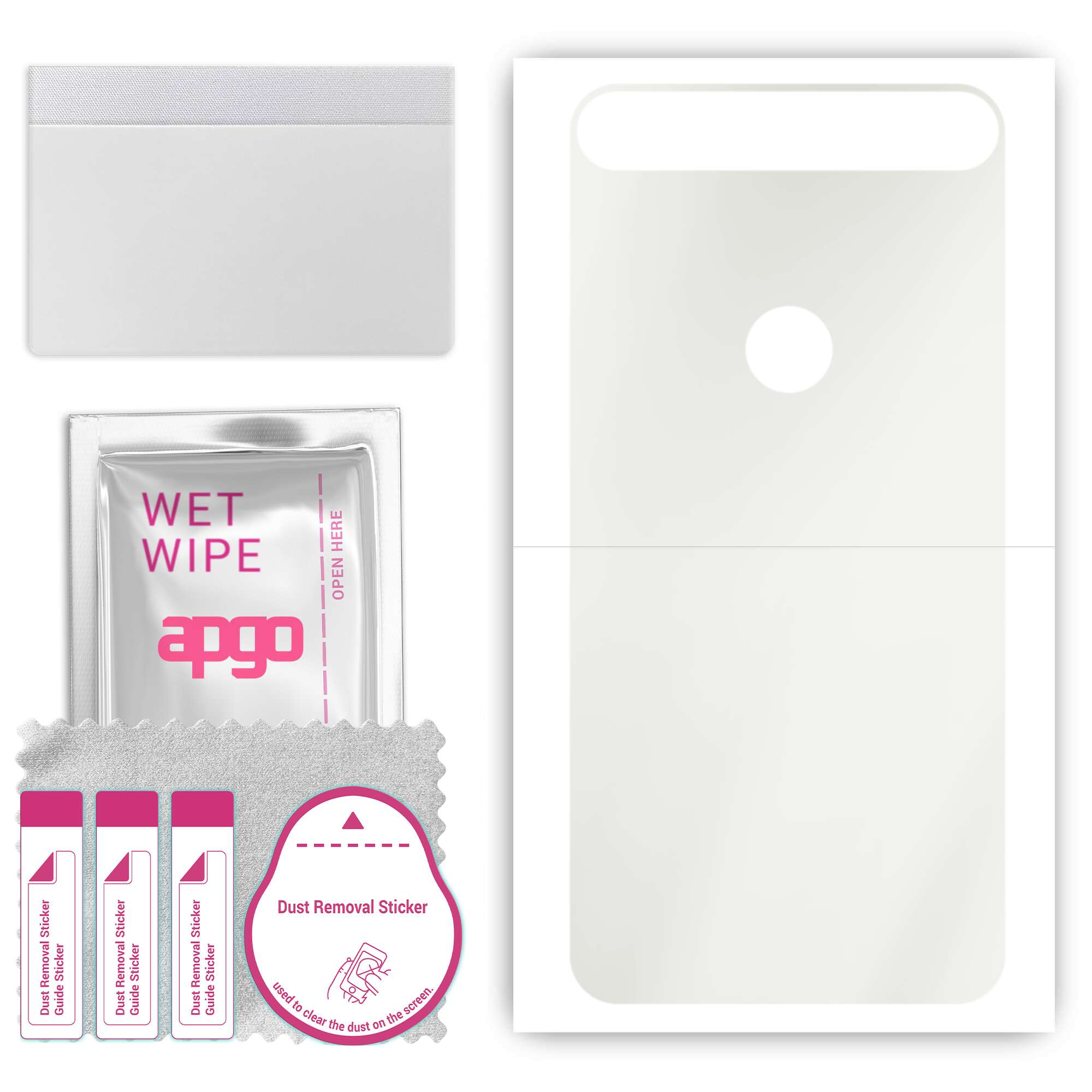 apgo MATTE Protective Skin Sticker for the back compatible with Huawei Nexus 6P, Wrap Film, Hydrogel Film, Flexible, Soft TPU with positioning layer e
apgo MATTE Protective Skin Sticker for the back compatible with Huawei Nexus 6P, Wrap Film, Hydrogel Film, Flexible, Soft TPU with positioning layer e