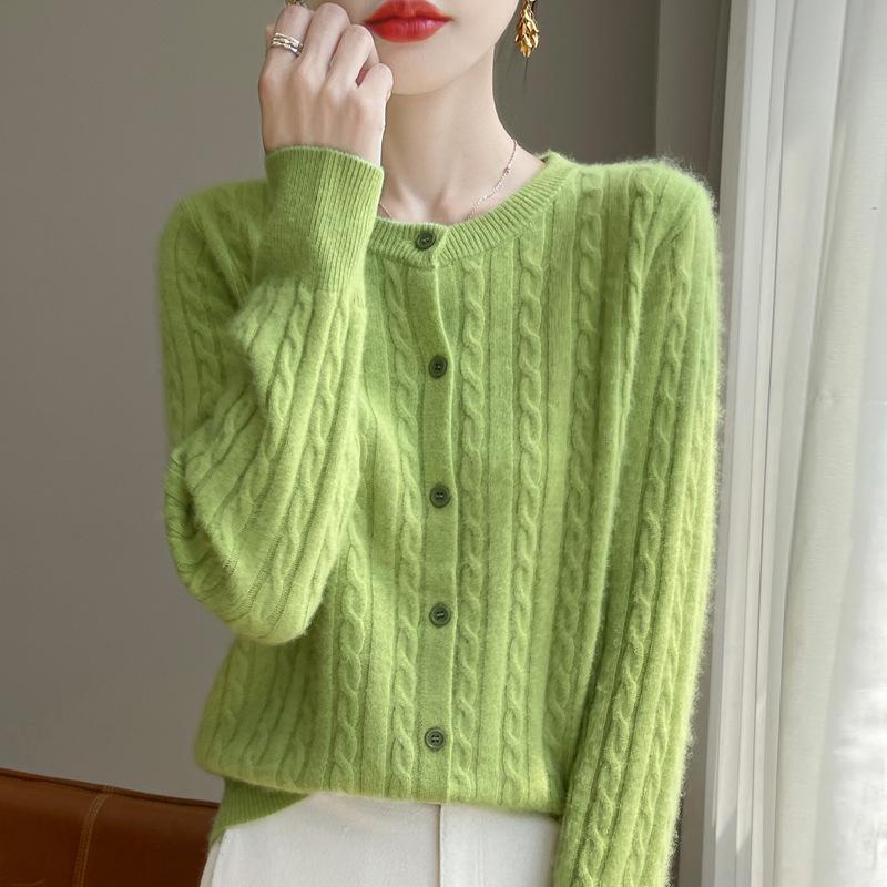 2025 Women s Cable Knit Cardigan - Round Neck Solid Color, Spring/Autumn Stylish Outerwear Double Extra Large
2025 Women s Cable Knit Cardigan - Round Neck Solid Color, Spring/Autumn Stylish Outerwear Double Extra Large