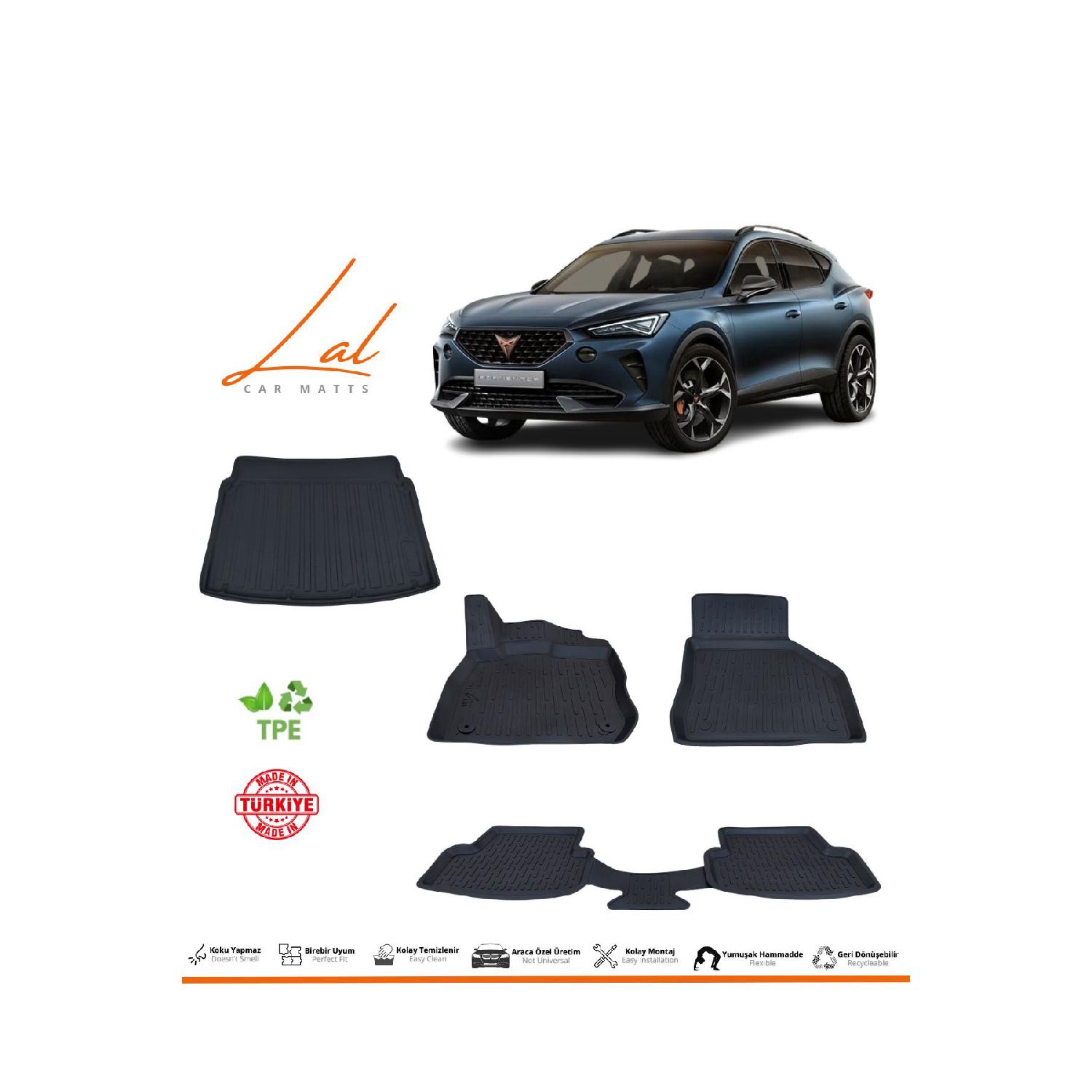 Cupra Formentor 2021 3d коврик для бассейна, набор для багажного бассейна нижнего уровня
Cupra Formentor 2021 3d коврик для бассейна, набор для багажного бассейна нижнего уровня