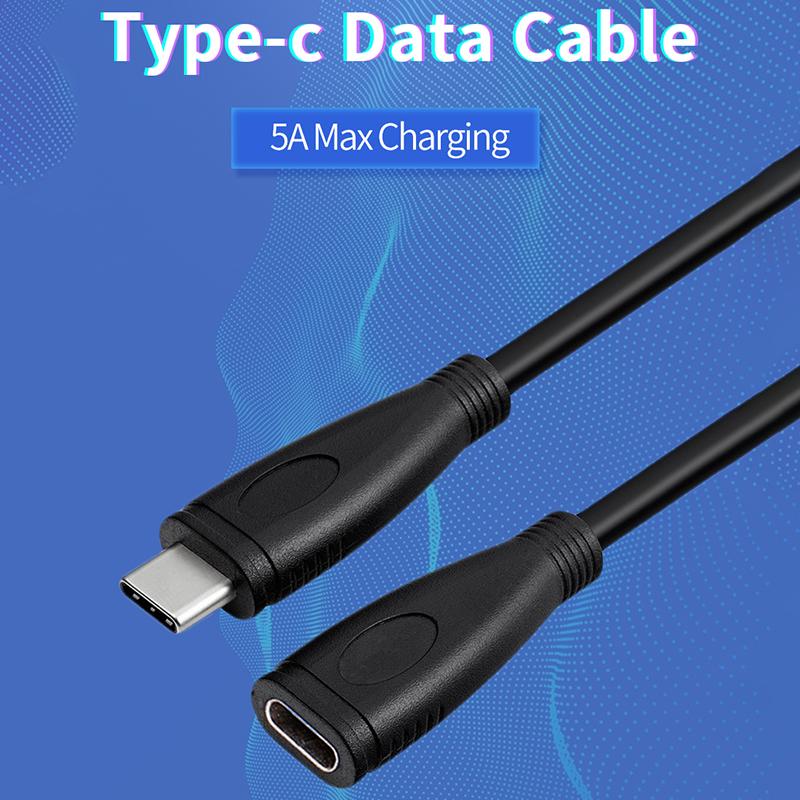 PQ105 1m USB3.1 Type-C Male to Female 10Gbps High Speed Data Cable Gen2 4K Projection Screen PD100W 5A Fast Charging Cable As Shown A
PQ105 1m USB3.1 Type-C Male to Female 10Gbps High Speed Data Cable Gen2 4K Projection Screen PD100W 5A Fast Charging Cable As Shown A