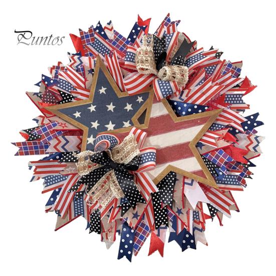 Венок ко Дню независимости 4 июля, венок для входной двери, патриотический флаг, гирлянда ручной работы, фестиваль, праздничный декор, США, товары для вечеринок 40cm
Венок ко Дню независимости 4 июля, венок для входной двери, патриотический флаг, гирлянда ручной работы, фестиваль, праздничный декор, США, товары для вечеринок 40cm