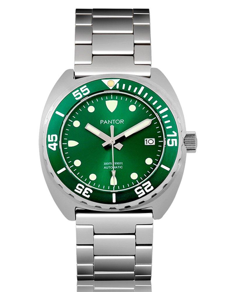 PANTOR 300m Waterproof Automatic Diver Watch Watch Helium Gas Escape Valve Japanese Movement Reverse Rotating Bezel Luminous Performance Men s
PANTOR 300m Waterproof Automatic Diver Watch Watch Helium Gas Escape Valve Japanese Movement Reverse Rotating Bezel Luminous Performance Men s