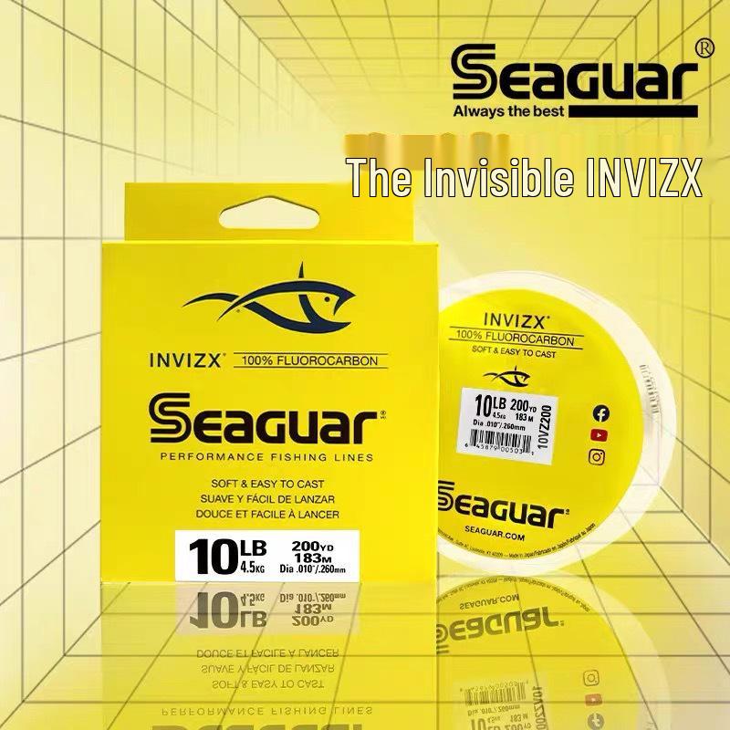 Seaguar INVIZX 183m Carbon Leader & Main Fishing Line - Japanese Import 2.5/10lb/183m
Seaguar INVIZX 183m Carbon Leader & Main Fishing Line - Japanese Import 2.5/10lb/183m