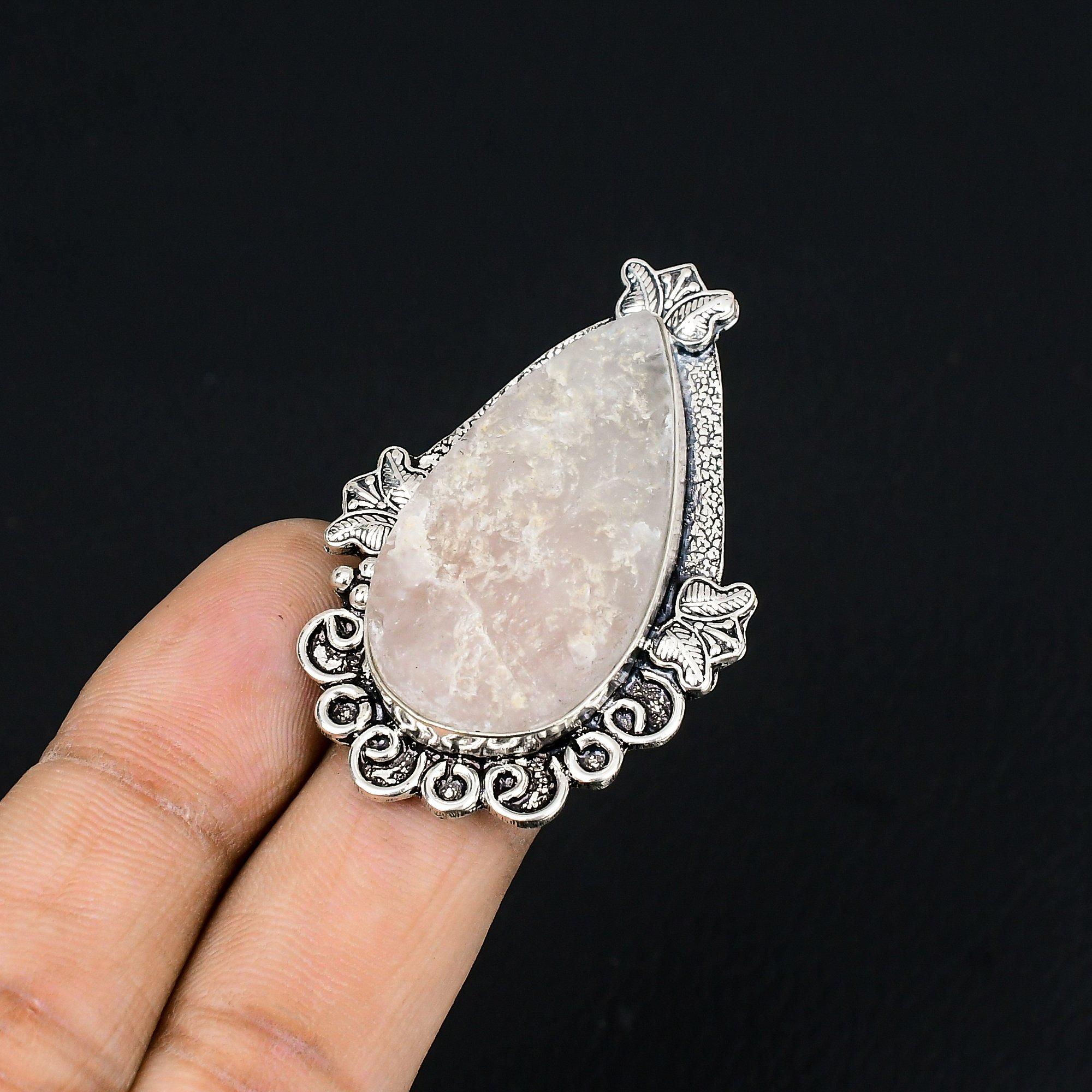 Birthday Gift For Her Natural Rose Quartz Solitaire Ring Size 7.5 925 Silver 7.5
Birthday Gift For Her Natural Rose Quartz Solitaire Ring Size 7.5 925 Silver 7.5