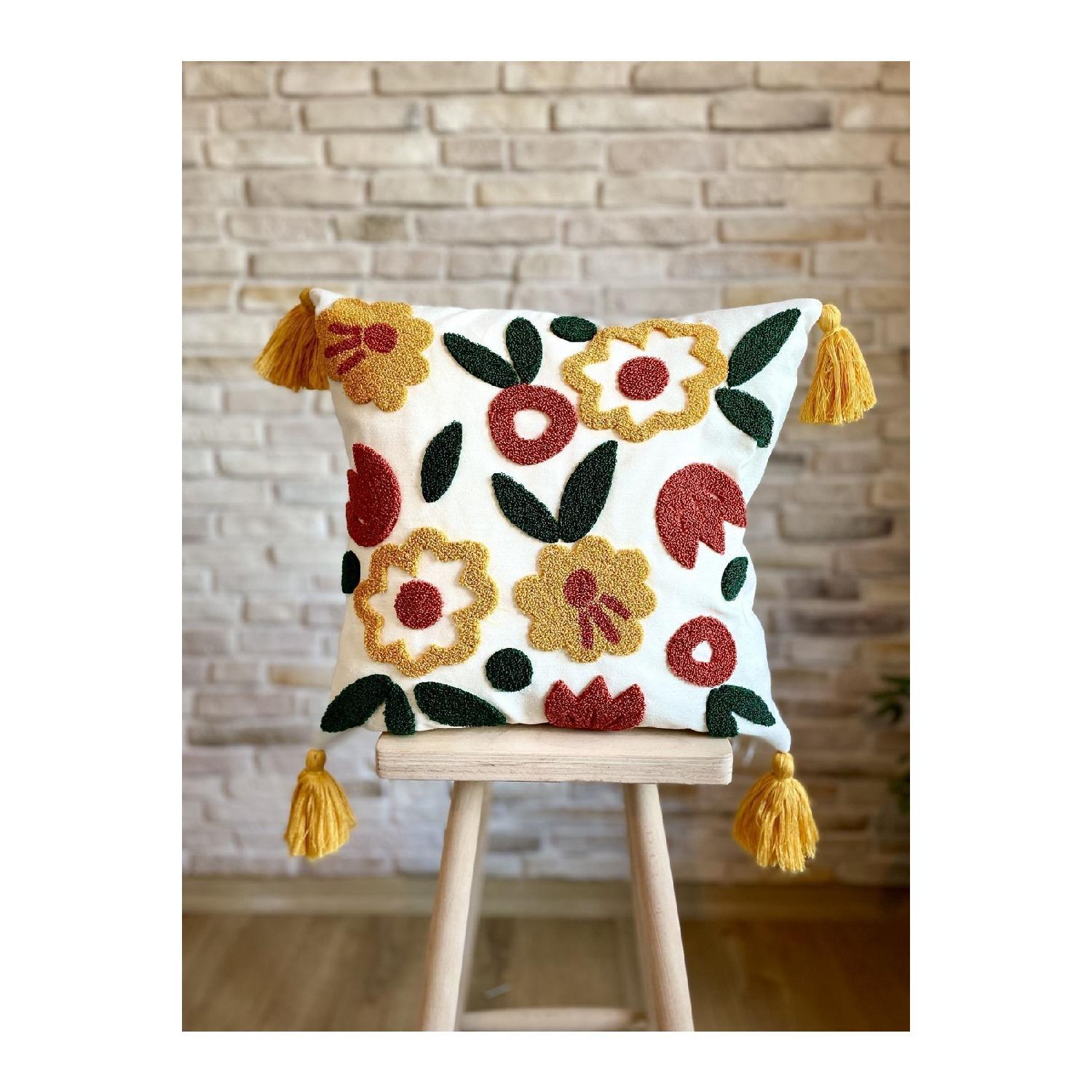Punch Embroidered Single Decorative Special Design Throw Pillow Cover (punch) 43 x 43
Punch Embroidered Single Decorative Special Design Throw Pillow Cover (punch) 43 x 43