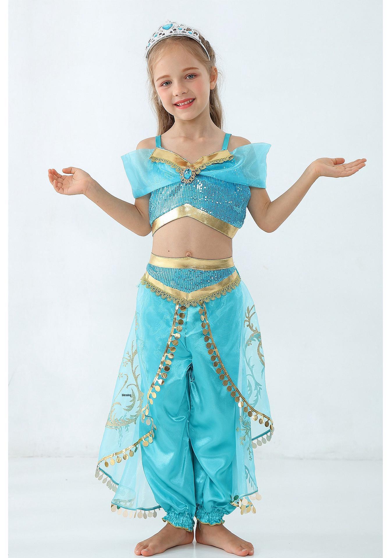 Jasmine Princess Costume - European/American Style Christmas Two-Piece Set for Toddlers 100 cm светло-синий
Jasmine Princess Costume - European/American Style Christmas Two-Piece Set for Toddlers 100 cm светло-синий