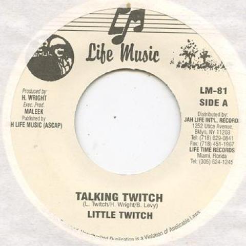 7inch Record LITTLE TWITCH - Talking Twitch LM81 Jah Life 1999 US Reggae, Ska & Dub
7inch Record LITTLE TWITCH - Talking Twitch LM81 Jah Life 1999 US Reggae, Ska & Dub