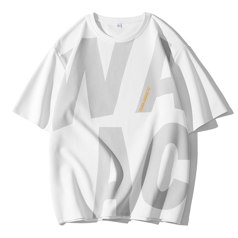 Мужская футболка с коротким рукавом с принтом, большого размера, с круглым вырезом, мужская футболка с коротким рукавом, летняя минималистичная футболка L белый
Мужская футболка с коротким рукавом с принтом, большого размера, с круглым вырезом, мужская футболка с коротким рукавом, летняя минималистичная футболка L белый