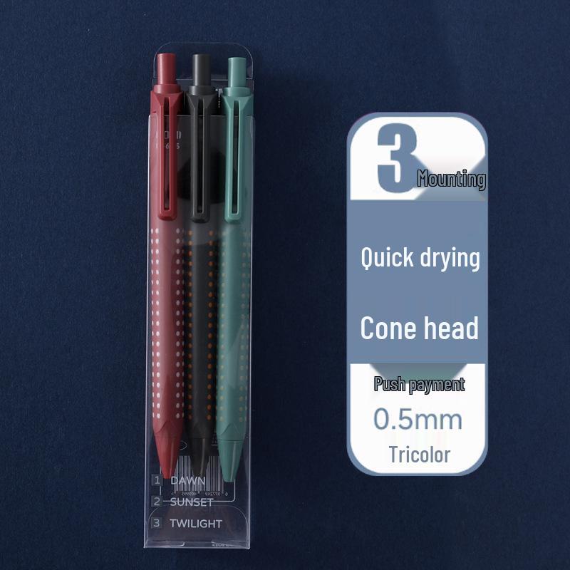 KOMI Black 0.5mm Quick-Dry Gel Pen, Triangular Grip for Students 0.5mm ST quick-dry black
KOMI Black 0.5mm Quick-Dry Gel Pen, Triangular Grip for Students 0.5mm ST quick-dry black