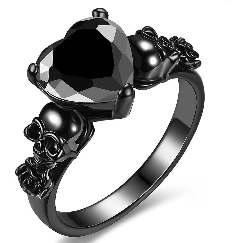 Gothic Skull Black Rose Flower Rings Women Purple Red Heart Zircon Crystal Valentine s Day Anniversary Engagement Jewelry 9 чорний
Gothic Skull Black Rose Flower Rings Women Purple Red Heart Zircon Crystal Valentine s Day Anniversary Engagement Jewelry 9 чорний